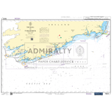 Admiralty Small Craft Charts - 5623 - South West Coast of Ireland depicts the Southwestern coast of Ireland, including landmarks such as The Bull and Tuskar Rock. This Admiralty chart highlights various coastal and offshore features, navigational aids, water depths, and geographic coordinates essential for safe coastal navigation.