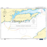 A nautical chart titled "Admiralty Small Craft Charts - 5623 - South West Coast of Ireland" displaying coastal depths, landmasses, and navigational aids. The chart includes latitude and longitude markers, depth contours, and various landmarks crucial for coastal navigation. The ADMIRALTY logo is overlaid on this indispensable chart.