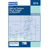 Imray Chart D14: Islas Los Testigos, Isla la Tortuga & La Blanquilla features detailed Caribbean Sea coverage with labeled areas. Compatible with GPS navigation and part of Imray's trusted Caribbean chart series.