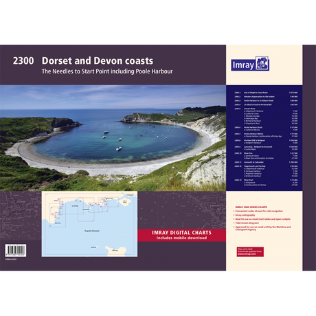 Imray Chart Pack 2300 | Devon and Dorset Coasts