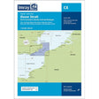 The Imray Chart C8 | Dover Strait by Imray for January 2024 provides a detailed nautical chart covering the coastal areas of England and France, including major ports and essential navigational details for inshore navigation. The chart features an inset box specifically for the Dover port area and is scaled at 1:120,000.