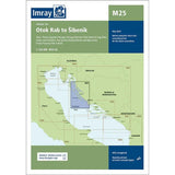 The Imray Chart M25 | Otok Rab to Sibenik by Imray covers the Adriatic Sea region, including parts of Croatia and Bosnia & Herzegovina, with detailed island information. Made of durable Pretex paper, this chart is revised to May 2023 for efficient Mediterranean navigation.
