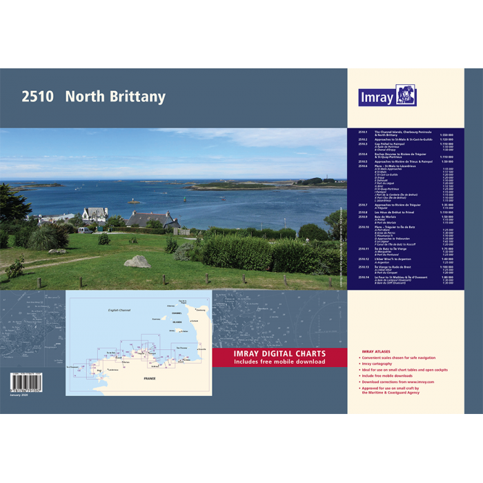 Imray Chart Pack 2510 | North Brittany