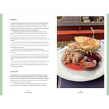 A Year on the River by Adlard Coles features a plate with shredded pork, two glazed plums, and bread—ideal inspiration for sustainable boat cooking or towpath foraging. Fermented food tips appear to the left.
