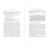 Two pages from *Superyacht Success* by Adlard Coles cover professional skills, feedback methods, and annual reviews in the superyacht industry, with a “Key Takeaways” box on objectives, self-reflection, and measurable career progress.