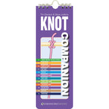 The "Knot Companion" by Fernhurst Books is a purple guide featuring a pink knot illustration and a colorful knot-tying list, with the Fernhurst Books logo at the bottom.