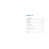 A right-aligned table of contents page lists section titles and page numbers under "CONTENTS" on a mostly white page in Fernhurst Books' comprehensive guide, Powerboating.