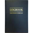 The "Logbook For Cruising Under Sail" by Fernhurst Books is a dark blue hardcover navigation logbook with gold-embossed title on the front cover.