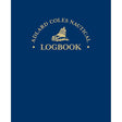 The Adlard Coles Nautical Logbook, from Adlard Coles, features a blue cover with gold lettering and a lighthouse illustration, making it a stylish record-keeping tool for maritime navigation.