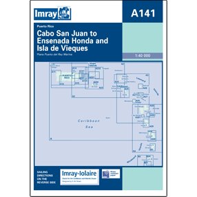 Imray Chart A141: Cabo San Juan to Ensenada Honda and Isla de Vieques cover