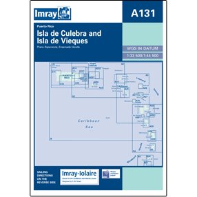 Imray Chart A131: Isla de Culebra and Isla de Vieques cover