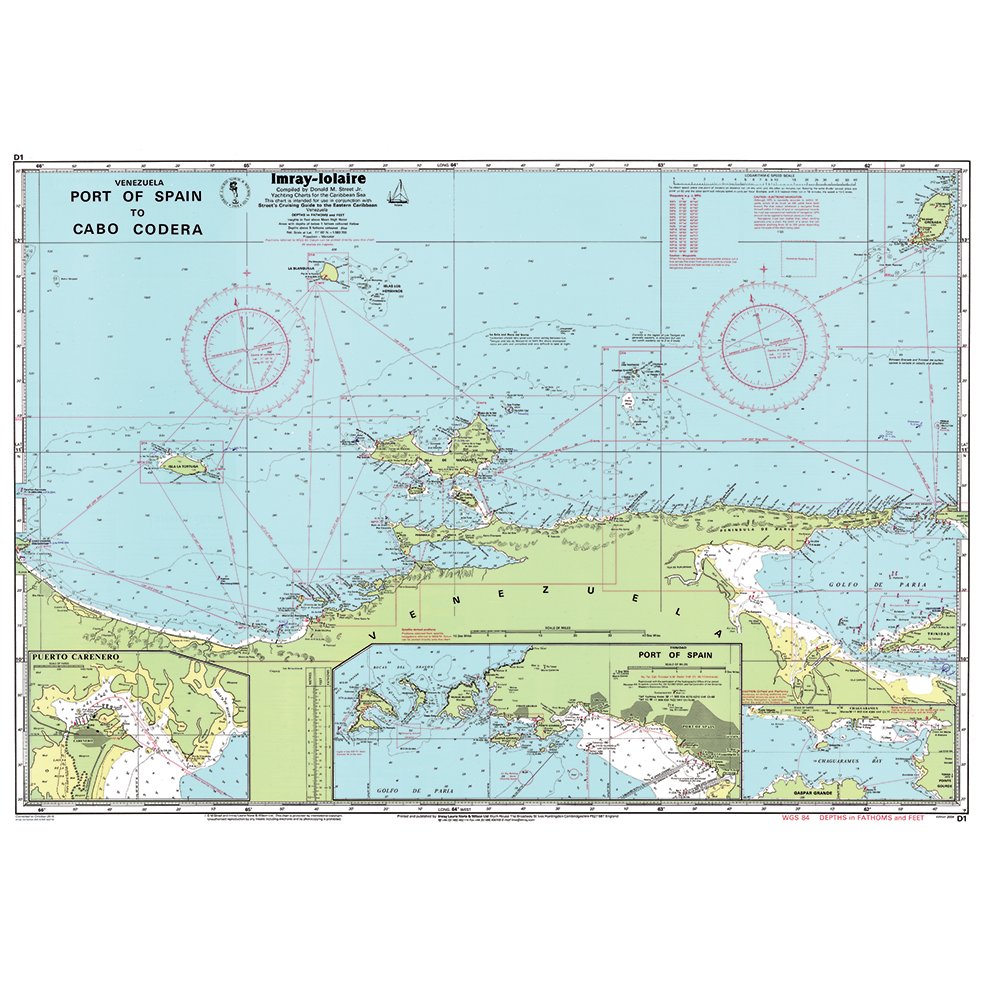 Imray Chart D1: Port of Spain to Cabo Codera chart