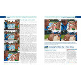 A swimming coach demonstrates proper freestyle arm positioning at an outdoor pool, using close-ups and sequential steps for the catch technique, with instructional text and Swim Smooth diagrams from Fernhurst Books.