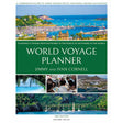 Book cover for "Cornell's World Voyage Planner" by Adlard Coles—features coastal and tropical scenes, a map team, and a bold green title area. Third edition of this essential world voyage guide.