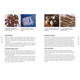 Four photos illustrate sea fishing bait—ragworms, frozen sand eels, hermit crabs in shells, and live razors—with captions. Text from Adlard Coles' Sea Fishing gives tips beside the images, creating a useful angling guide.