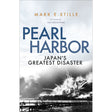 Book cover for "Pearl Harbor" by Osprey Publishing, with bold title text and a black-and-white photo of the Japanese attack on Pearl Harbor, showing smoke over battleships.