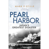 Book cover for "Pearl Harbor" by Osprey Publishing, with bold title text and a black-and-white photo of the Japanese attack on Pearl Harbor, showing smoke over battleships.