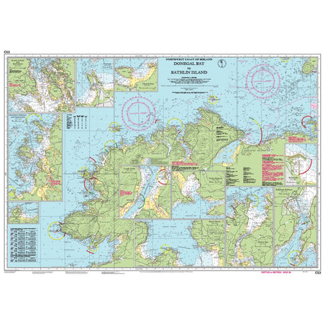 Imray Chart C53: Donegal Bay to Rathlin Island chart