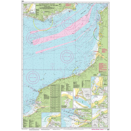 Imray Chart C31: Dover Strait to Le Havre chart