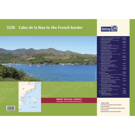 Imray Chart Pack 3220: Cabo de la Nao to the French Border cover