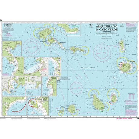 Imray Chart E4: Arquipélago de Cabo Verde chart