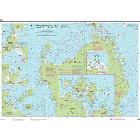 Imray Chart M8: North Sardegna chart