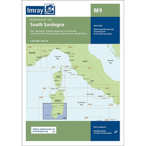 Imray Chart M9: South Sardegna cover