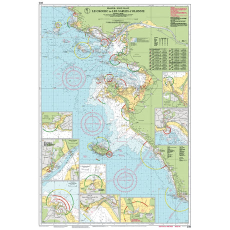 Imray Chart C40: Le Croisic to Les Sables d'Olonne chart