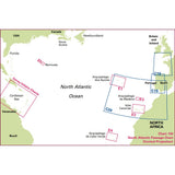 Imray Chart E1: Arquipelago dos Açores Atlantic series coverage diagram