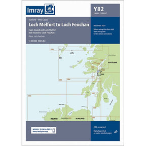 Imray Chart Y82: Loch Melfort to Loch Feochan cover