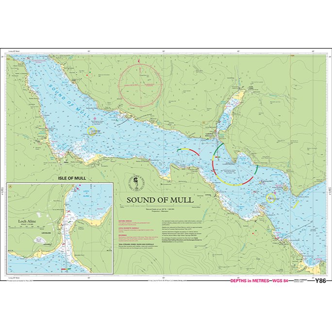 Imray Chart Y86: Sound of Mull chart