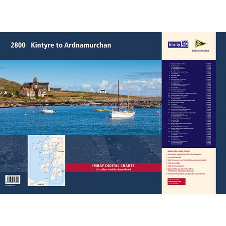 Imray Chart Pack 2800: Kintyre to Ardnamurchan (Spiral Bound) cover