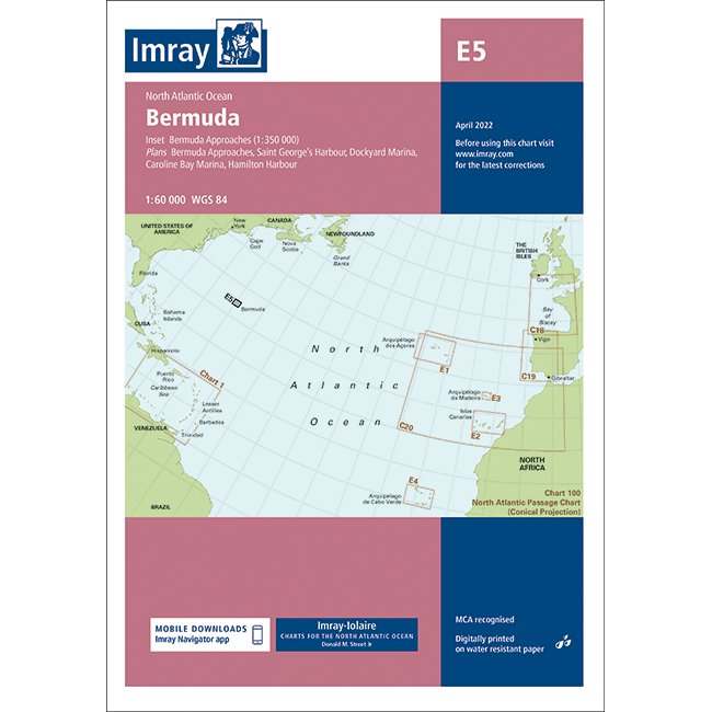 Imray Chart E5: Bermuda cover