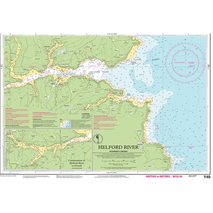 Imray Chart Y48: Helford River chart