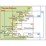 Imray Chart Y6: Foulness Point to Harwich Thames Estuary series coverage diagram