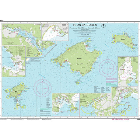 Imray Chart M3: Islas Baleares chart
