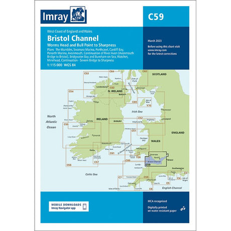 Imray Chart C59: Bristol Channel cover