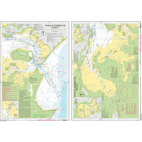 Imray Chart Y39: Poole Harbour chart