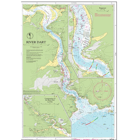 Imray Chart Y43: River Dart chart