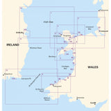 Imray Chart Pack 2700: North and West Wales (Spiral Bound) coverage diagram