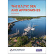 Aerial view of a marina with sailboats, blue waters, islands, and red-roofed buildings. Ideal for Baltic Sea cruising insights from "The Baltic Sea and Approaches," fifth edition by Imray.