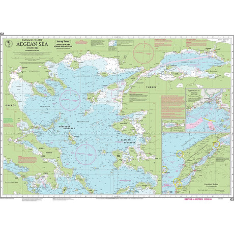 Imray Chart G2: Aegean Sea (North) chart
