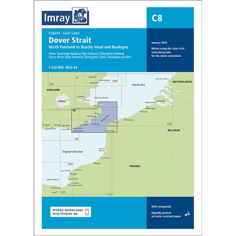 Imray Chart C8: Dover Strait cover