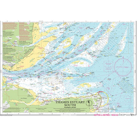 Imray Chart Y7: Thames Estuary South chart