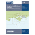 Imray Chart Y33: Langstone and Chichester Harbours displays the South Coast of England’s harbor areas. Published by Imray, it features a blue Y33 header and detailed publication info.