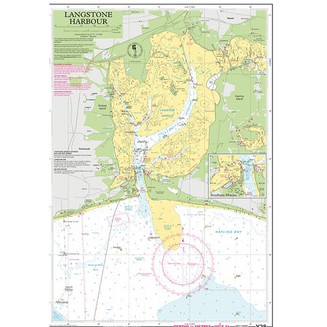 Imray Chart Y28L: Langstone Harbour (Laminated) chart