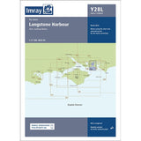 Imray Chart Y28L: Langstone Harbour (Laminated) is part of the Imray Y Series for Solent navigation. Published March 2024, scale 1:21,500, it features inset boxes Y28–Y31—ideal for maritime navigation in the Solent area.