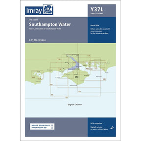 Imray Chart Y37L: Southampton Water (Laminated) cover