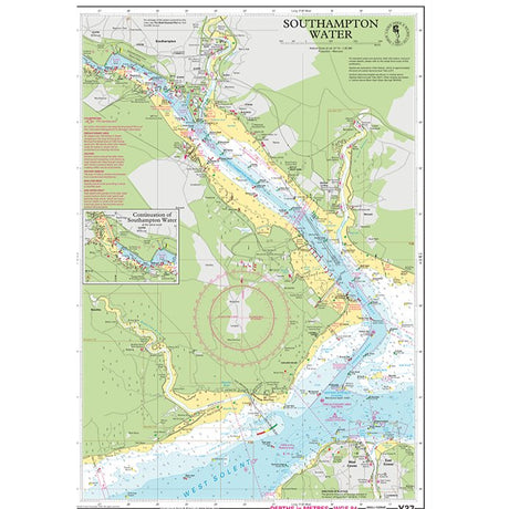 Imray Chart Y37L: Southampton Water (Laminated) chart