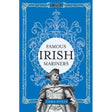 Book cover for "Famous Irish Mariners" from O'Brien Press features an illustrated historic mariner beneath an ornate frame on a blue background, evoking Irish maritime history. Author Emma Byrne's name appears on a small bottom banner.